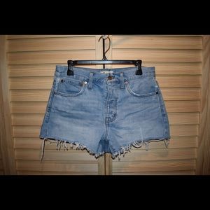 Madewell relaxed denim shorts size 27